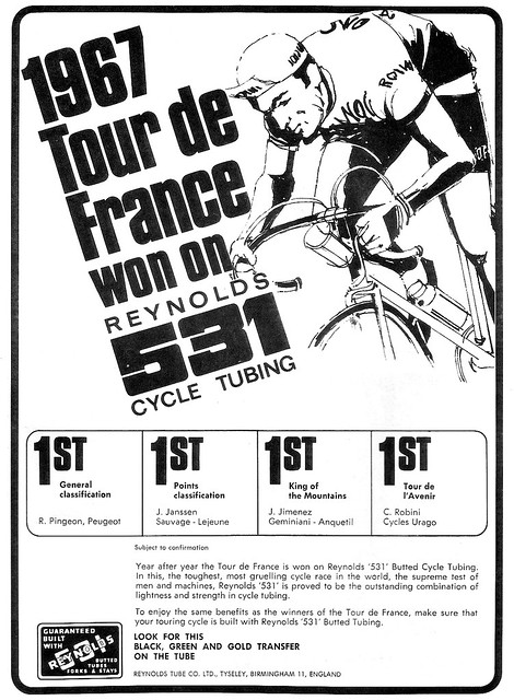 Reynolds 1967 531 Tour de France