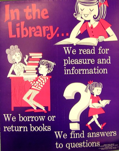 RETRO POSTER - In the Library