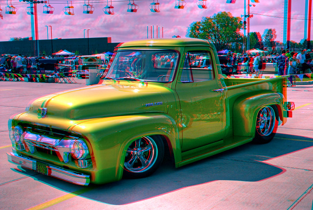 Anaglyph 53 Ford Pickup There are 2 things I really enjoy about this pickup 