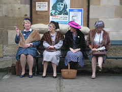 People at Pickering Wartime Weekend