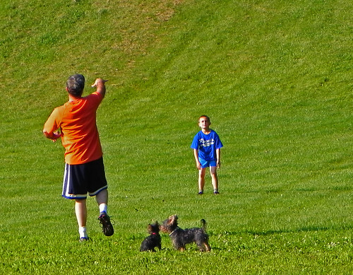 DSCN4412_1 - This Father and Son Playing Catch Football