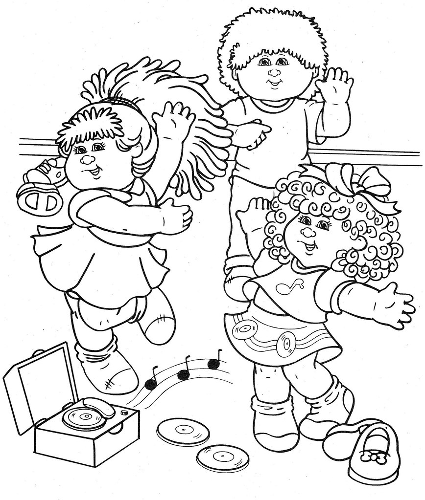 cabbage patch kids logo coloring pages - photo #1