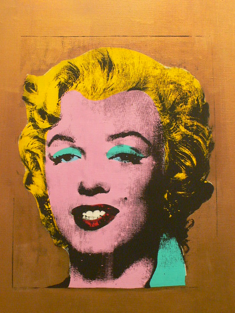 Gold Marilyn Monroe Andy Warhol MoMA The Museum of Modern Art