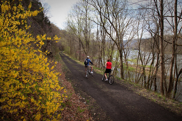 Spring is a beautiful time of year at New River Trail