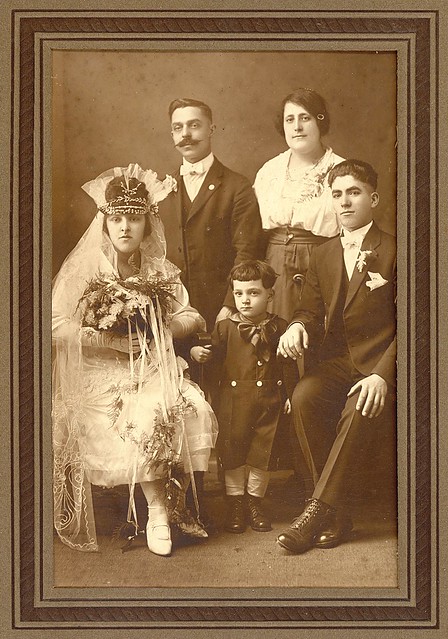1920s Gypsy Bride and Family Members