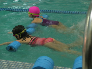 Swimming Students