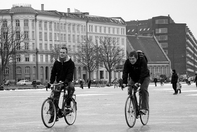 Bicycle Ice Friends - Cycling in Winter in Copenhagen