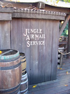 Jungle Air Mail Service from the Jungle Cruise 2nd Floor Overflow Queue