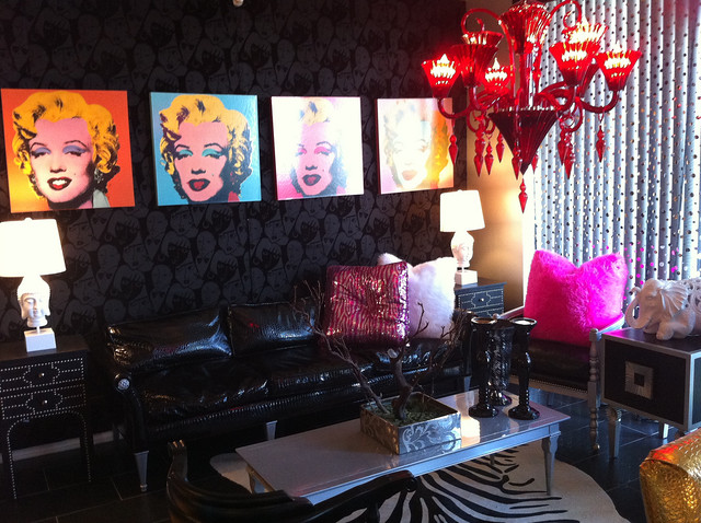 living room showrooms on Pink And Black Diva Glam Living Room   Showroom   Flickr   Photo