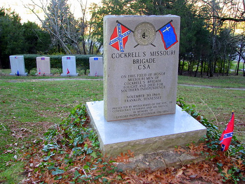 Winstead Hill Monument: Cockrell's Missouri Brigade