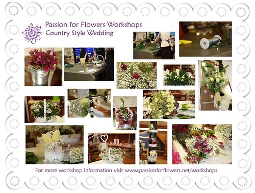 Passion for Flowers Workshops Country Style Wedding Flowers copy
