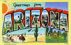 Arizona Large Letter Postcards