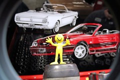 Smiley Guy Spends The Day At An Auto Shop