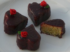 pistachio rose cupcake truffles