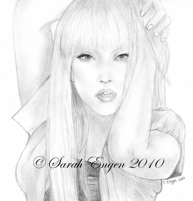 Lady GaGa One of my drawings This one isn't so good