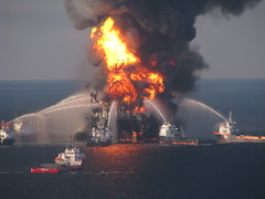 Deepwater Horizon Fire - April 22, 2010