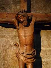 Christ en croix. Monastère San Salvador de Leyre, 18 août 2010.