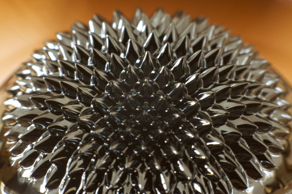 Ferrofluid and a Magnet