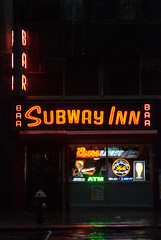 Subway Inn Bar in the Rain by roccocell, on Flickr