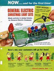1963 General Electric Christmas Light Sales Flyer