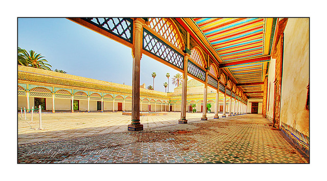 Marrakech Colourful Old Palace (El Bahia Palace)