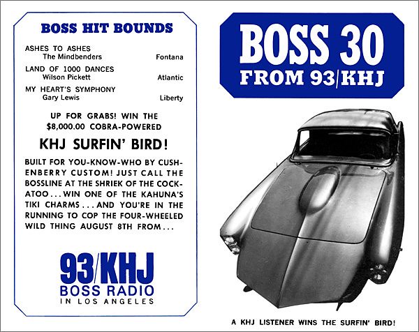 1966 - July 13 - Issue #54 - The KHJ Surfin' Bird custom car.