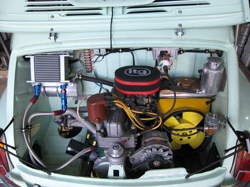 Fiat Abarth 1000cc based on Fiat 600 1961 engine car and classic co uk