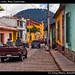 Pickup with seats, Xela, Guatemala
