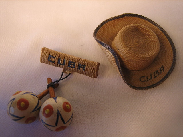 Vintage Cuba souvenir straw