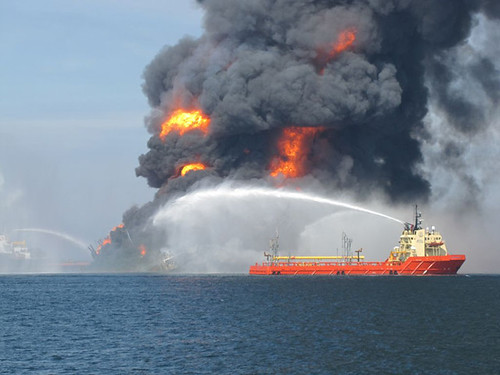 Fire In The Gulf: BP ducks being tarred with oil disaster tag by Leonard Doyle