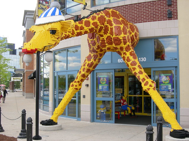 Legoland Giraffe - Schaumburg, Illinois. | Flickr - Photo ...