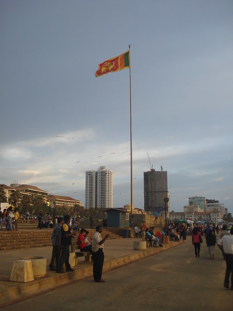 Sri Lankan Flag @ Galle Face Green