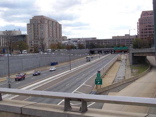 Area of the air rights project, I-395, Downtown DC