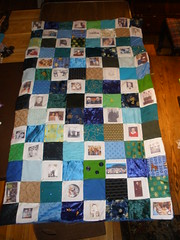 Finished Sensory and Memory Quilt (for my Dad's Christmas Gift)