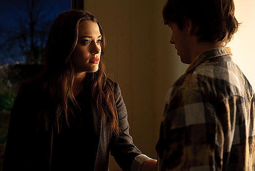 Kat Dennings and Reece Thompson on the set of Daydream Nation