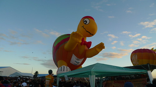 The Happy Turtle Says Hi! - my favorite balloon from the 15th Hor Air Balloon Fiesta