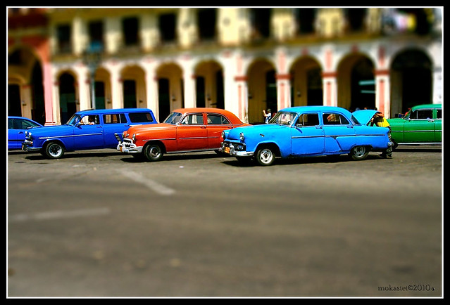 havana cars and colors tiltshift