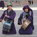 JMF139741 - Tocando el tambor de rodillas en las calles de Hellín