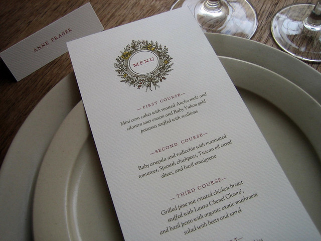 Monogram printable wedding menu You can download this at wwwempaperscom