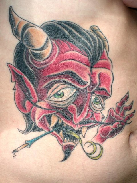 cary aldridge devil tattoo