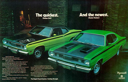 1971 Plymouth Duster 340 Ad