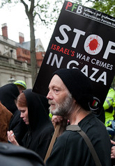 Protest at Israeli raid on Gaza aid convoy