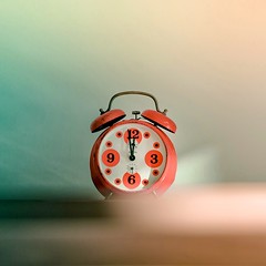 Retro / Vintage / Orange / Clock