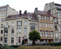 Bruxelles Etterbeek Ixelles (nord de Louise) quartier de l'Europe et du Cinquantenaire