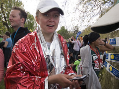  Ruth Steadman in the 2010 London Marathon