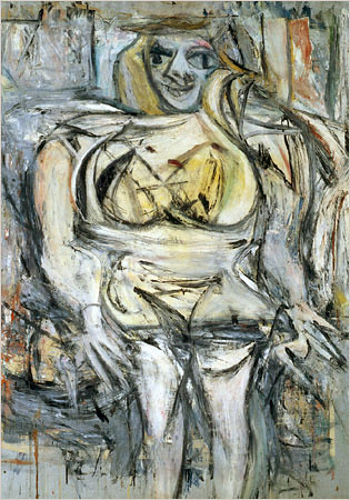 De Kooning, Willem (1904-1997) - 1953 Woman 3 (Private Collection)