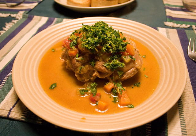 What's for dinner?  Osso buco!