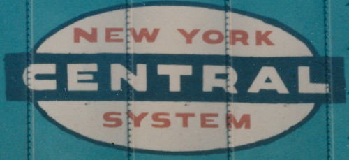 New York Central Railroad cigar band logo. Used from the late 1950's until the 1968 merger with the Pennsylvania Railroad that created the Penn Central Railroad. From the internet. by Eddie from Chicago