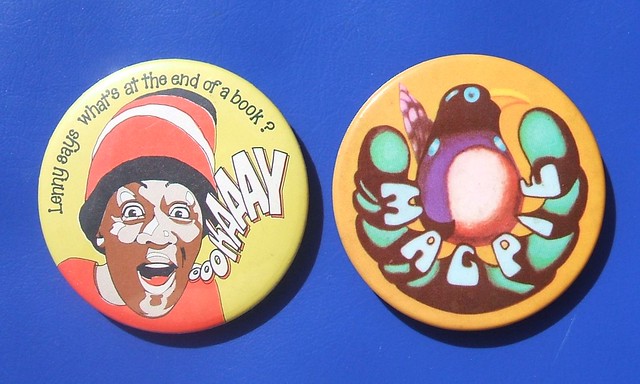 Children’s TV promotional badges – Tiswas (1980's) & Magpie (1970's)