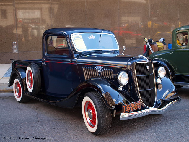 1935 Ford Pickup during the 2010 Orpheum Theatre Car Show in Wichita Kansas